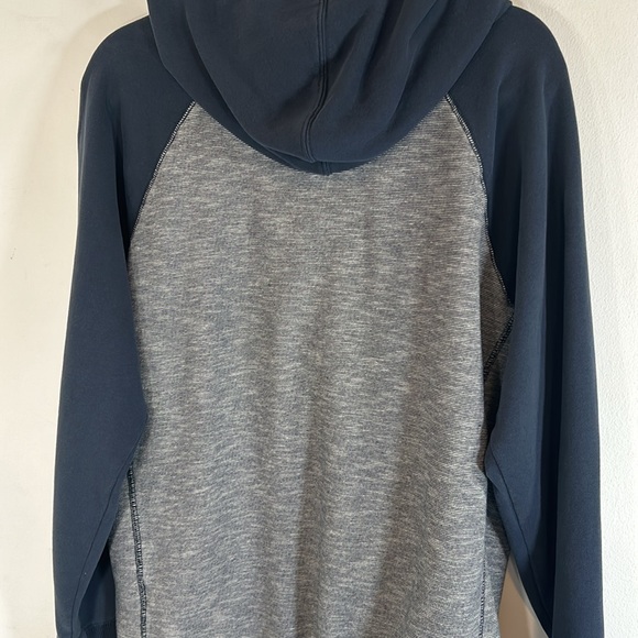 Billabong Vintage Surfer Skater Fleece Pullover Men’s Size L Blue White Hoodie - Picture 10 of 15